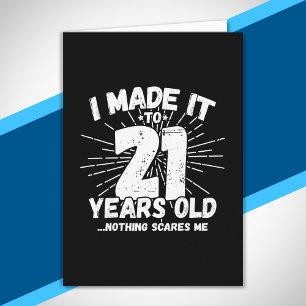 21 Year Old Birthday - Birthday Meme - Funny 21st Card
