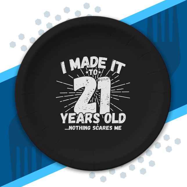 21 Year Old Birthday - Birthday Meme - Funny 21st Paper Plate (Creator Uploaded)