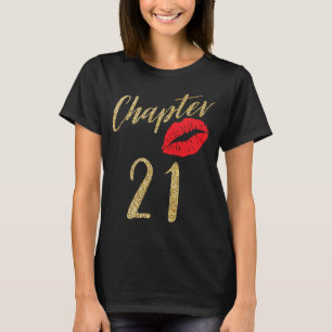 21 Year Old Lip Birthday  21st Years Team Group T-Shirt