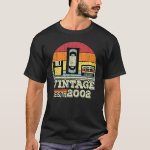 21 Year Old Vintage 2002 21st Birthday Gifts for H T-Shirt