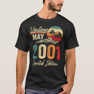 21 Year Old Vintage May 2001 21st Birthday T-Shirt