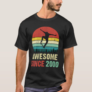 21 Years Old Birthday Skateboard Skating Skater Me T-Shirt