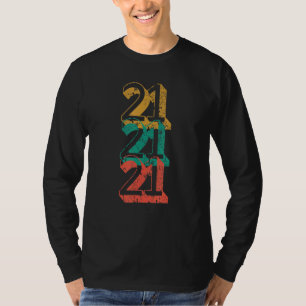 21 Years Old Birthday Squad Vintage 21st Team Gr T-Shirt