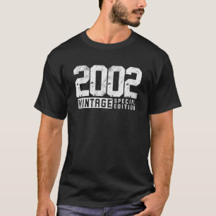 21 Years Old Vintage 2002 21st Birthday Decoration T-Shirt