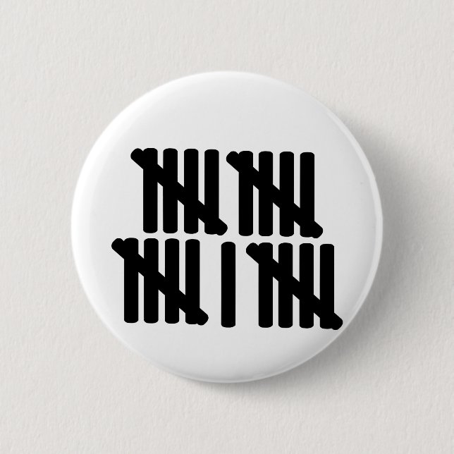 21st birthday 6 cm round badge (Front)