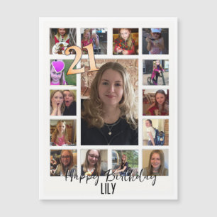 21st Birthday Almond blossom blue-cream