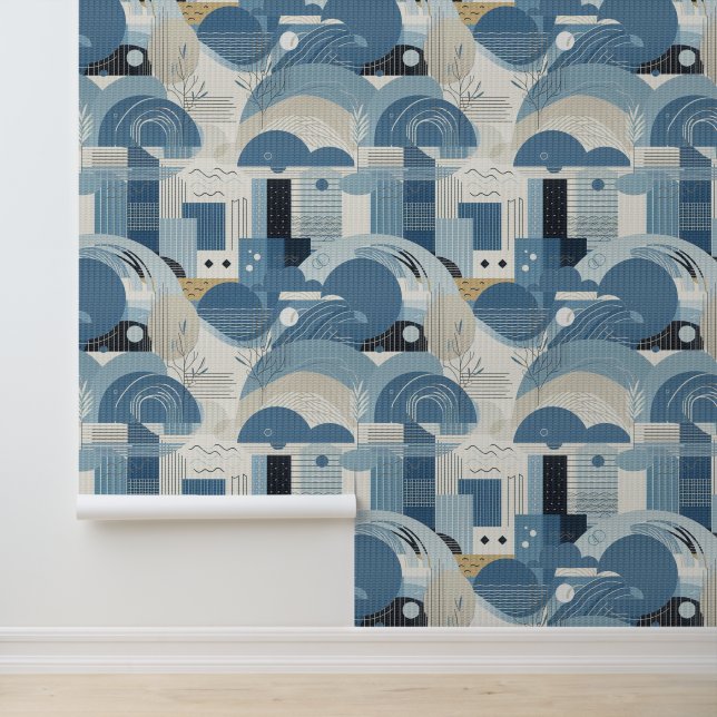 21st Birthday Almond blossom blue-cream  Wallpaper (Application)