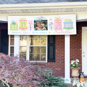 21st Birthday Banner