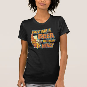21st Birthday Beer T-Shirt