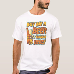21st Birthday Beer T-Shirt