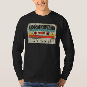 21st Birthday Best Of 2001 Cassette Tape 21 Years T-Shirt