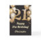 21st Birthday Black and Gold Balloons Confetti