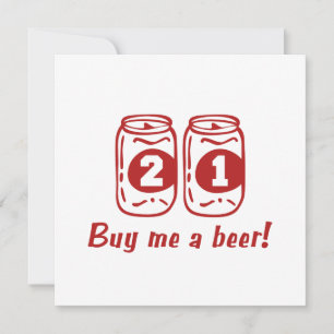 21st Birthday Card
