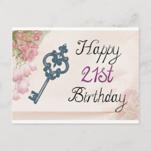 21st Birthday card female