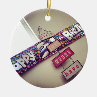 21st Birthday Ceramic Ornament