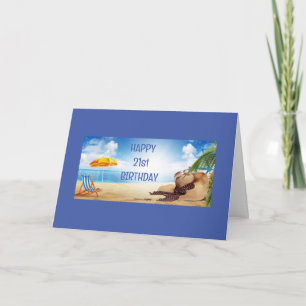 "21st" BIRTHDAY-DO WHAT MAKES YOU "HAPPY" Card