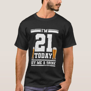 21st Birthday Drinking Legal Age Beer Lover Adulth T-Shirt