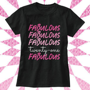 21st birthday fabulous Tri-Blend shirt
