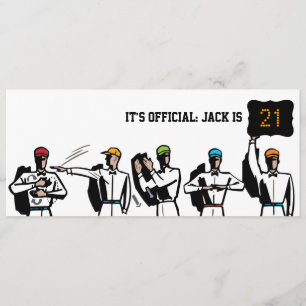 21st Birthday Football Party Invitation - Official