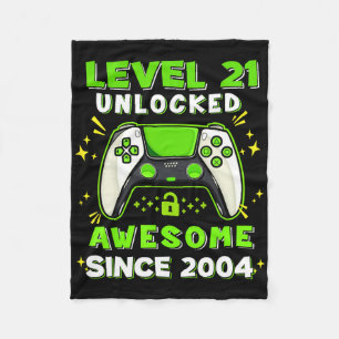 21st Birthday For Men 21 Years Birthday Gifts Fleece Blanket