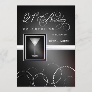 21st Birthday - Formal Party Invitations