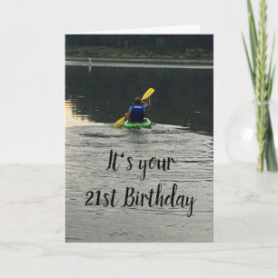 **21st BIRTHDAY** GET OUT-DO WHAT MAKES U HAPPY Card