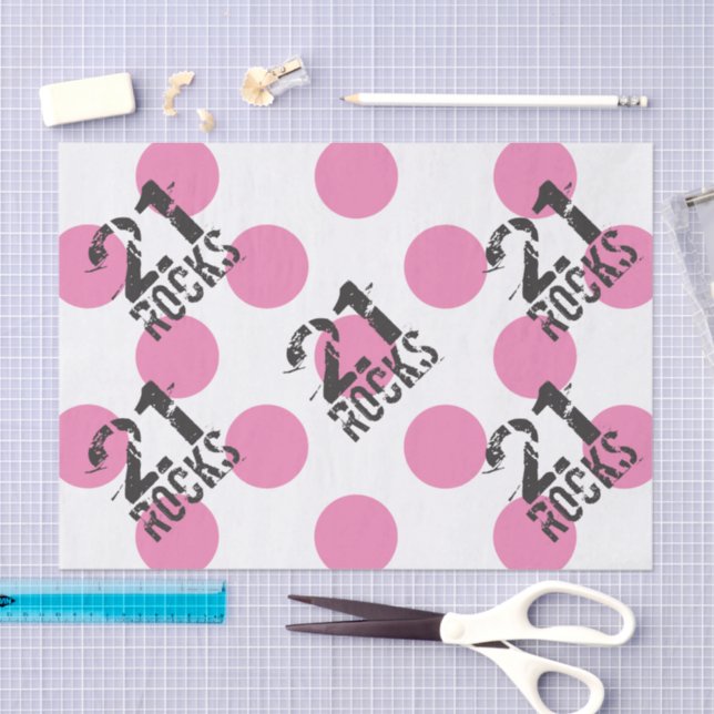 21st birthday Gift Wrap Supplies Tissue Paper (Craft)