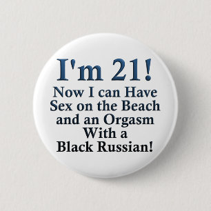 21st Birthday Gifts 6 Cm Round Badge