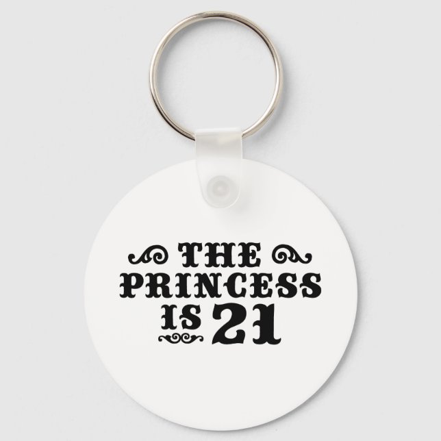 21st Birthday Key Ring (Front)