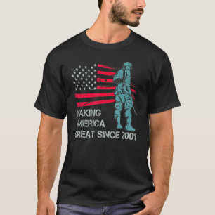 21st Birthday Making America Great Since 2001 T-Shirt