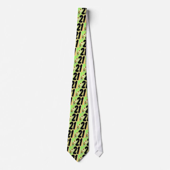 21st Birthday merchandise Tie (Front)