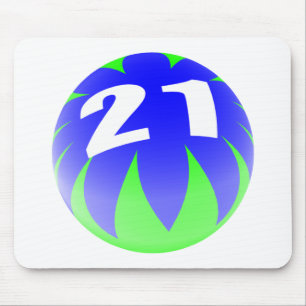 21st Birthday Mouse Pad