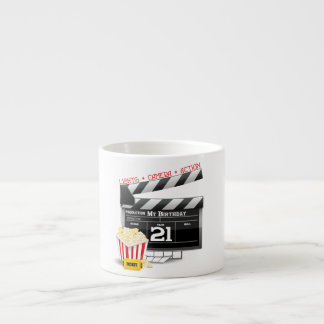 21st Birthday Movie Party Espresso Cup