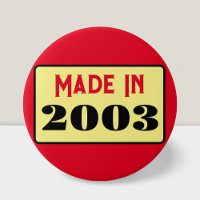 21st Birthday party born 2003 21 pin