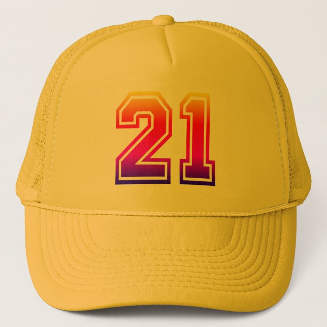 21st Birthday Party Trucker Hat (Front)