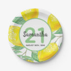 21st birthday party yellow lemons name