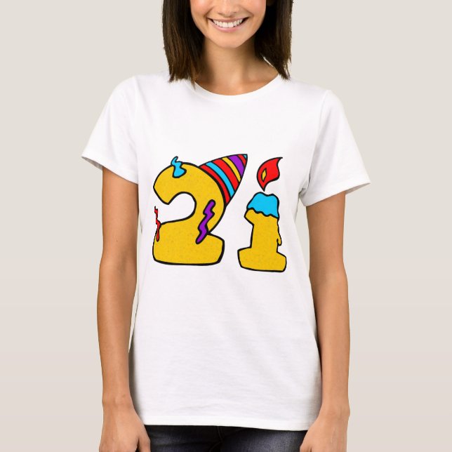 21st Birthday T-Shirt (Front)