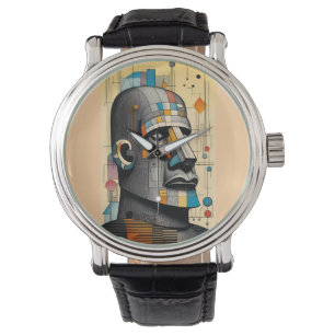 21st Century Moai - Ken Gauge Tiki Art Watch