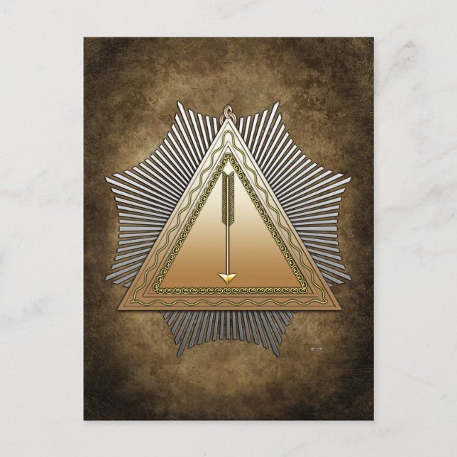 21st Degree: Patriarch Noachite Postcard (Front)