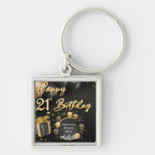 21st Happy Birthday Souvenir Keychain