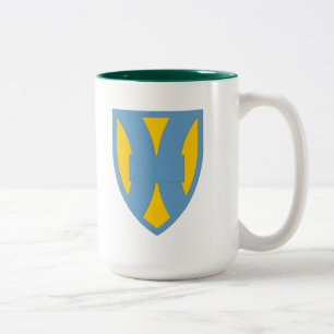 21st Support Command (SUPCOM) Dress and Subdued Two-Tone Coffee Mug