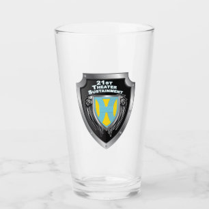 21st Theatre Sustainment Command Shield Glass