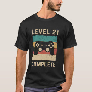 21st Wedding Anniversary for Husband Wife Level 21 T-Shirt
