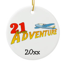 21The New Adventure Plane Keepsake Ornament