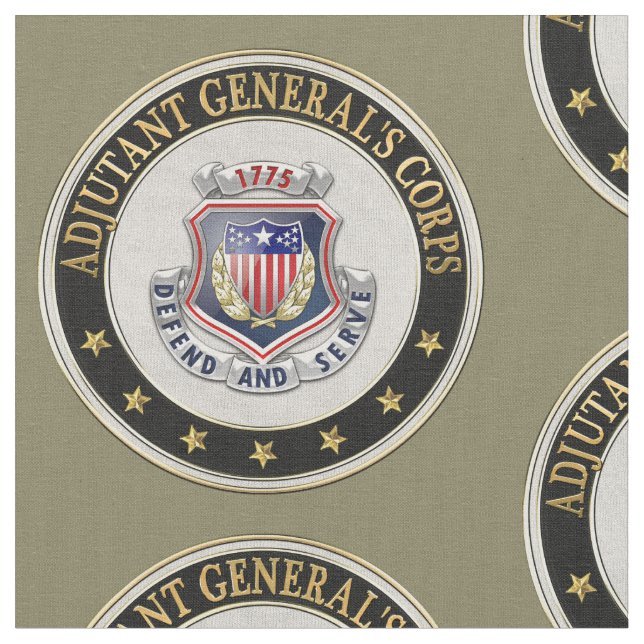 [220] AG Corps Regimental Insignia [3D] Fabric (Close Up)