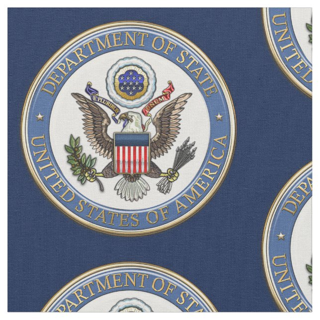 [220] U.S. Department of State (DoS) Emblem [3D] Fabric (Close Up)