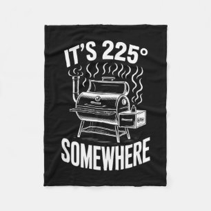225 somewhere funny bbq smoker grill pitmaster fleece blanket