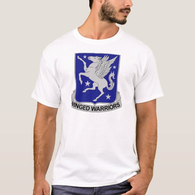 228th Aviation Regiment - Winged Warriors T-Shirt (Front)
