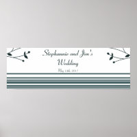 22.5"x7.5" Personalised Banner Twilight Twigs