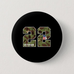 22 A Day Ptsd Quote Depression Prevention Us Army  6 Cm Round Badge